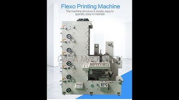 5 colors flexo printing machine with accurate color registration