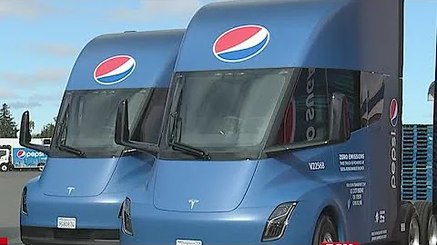 Tesla semis delivered to Pepsi plant in Sacramento