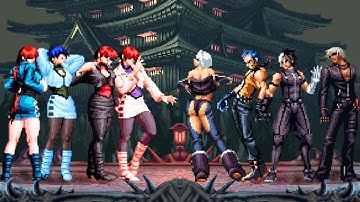 【KOF Mugen】Shermie Team vs N.E.S.T Clone Team 🔥 AI Gameplay