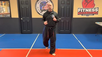 Step or Skip Roundhouse into Axe Kick