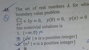 CSIR NET DECEMBER 2017 Mathematics BOOKLET CODE A question no 43 part 1   1st part