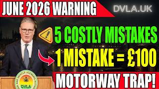 5 Motorway Mistakes That Could Cost You £100