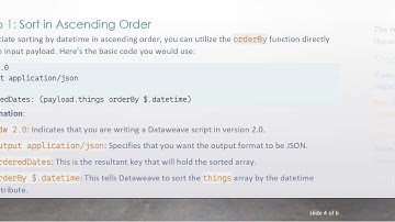 How to Sort by Datetime in Mulesoft Dataweave