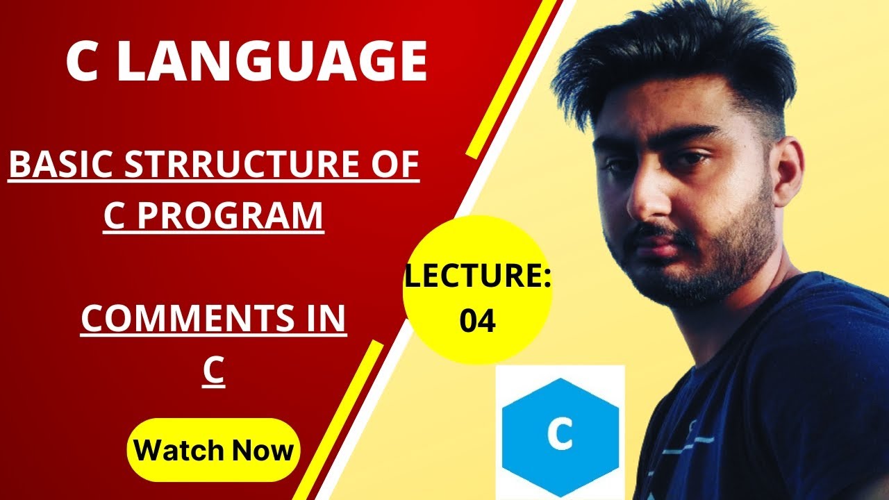 Comments in C |Structure of C Program | C Programming For Beginners ...