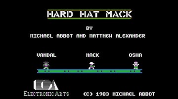 Hard Hat Mack for Apple II Demo Loop running on MiSTer FPGA - 1440p