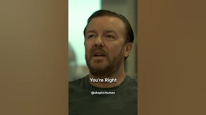 Ricky Gervais on God #skeptic #atheist #god #religion #facts #viral #science #faith #agnostic