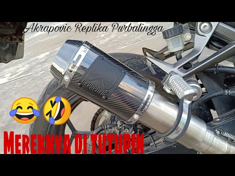 Knalpot Purbalingga Akrapovic GP M1 Slip On Ninja 250fi