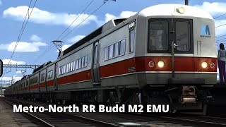 Train Simulator 2020: Budd M2 With The MTA Dual Tone M New Haven Logo Departing New Haven.