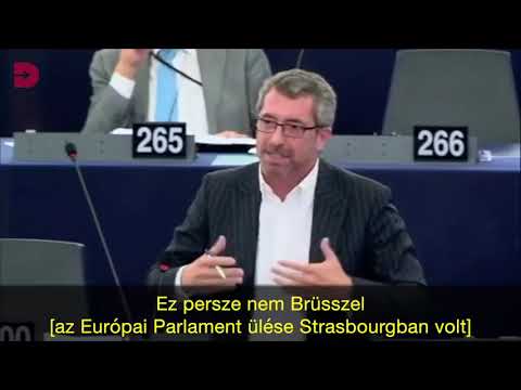 A luxemburgi Frank Engel konfrontálja Orbánt a trollpolitikájával az Európai Parlamentben 2018-ban