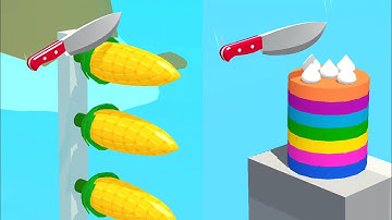 Slice It All Gameplay! Satisfying and Relaxing ASMR Slicing Video