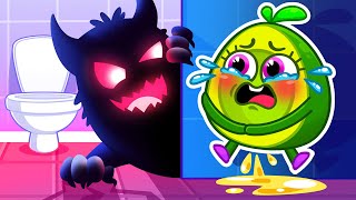 Monster in The Toilet Song 👻😯 I'm So Scared 😭 II VocaVoca🥑 Funny Kids Songs & Nursery Rhymes