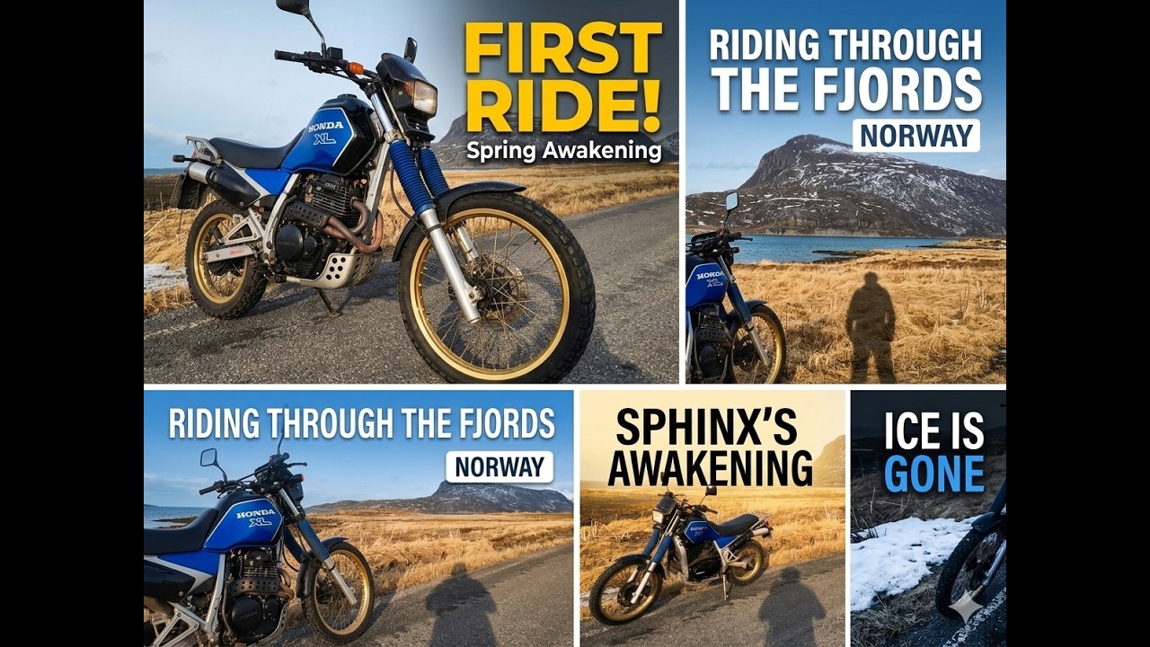 Finally Free: First Motorcycle Ride After the Ice Melted