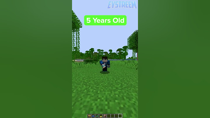 Minecraft Pranks at Different Ages