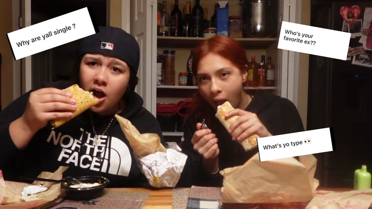 Q&A mukbang (taco bell)