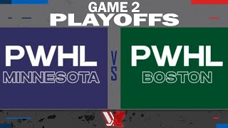 PWHL Playoffs - Finals: Minnesota vs. Boston - Game 2 Highlights