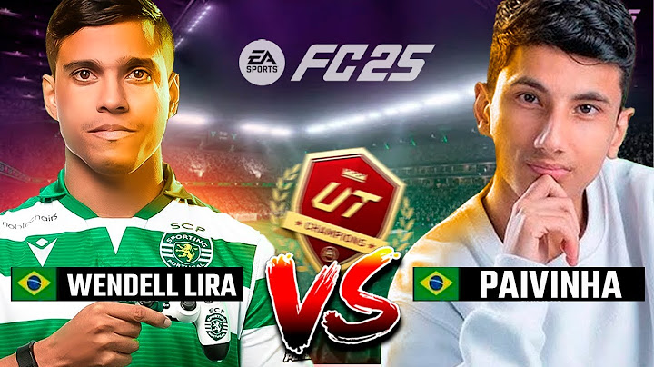 PAIVINHA X WENDELL LIRA (JOGO COMPLETO + REAÇÃO DOS DOIS!!) ||  EA FC 25