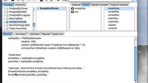 Tutorial: VisualWorks Core Libraries - Create and Verify a Digital Signature