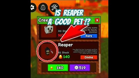 NEW OP "REAPER PET" IN GROW A GARDEN #roblox #shorts #growagarden #gag #viral