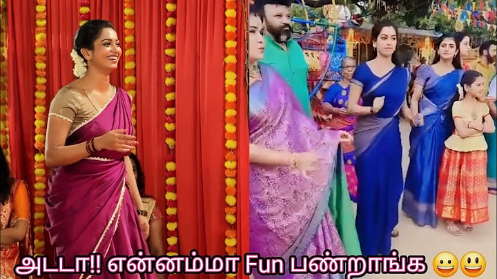 Moondru mudichu &Marumagal Serial Mahasangam Shooting Spot Fun 😁 😂 video | cinema crowd