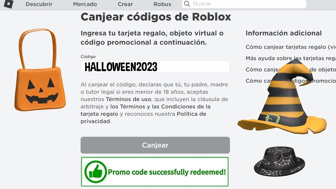 Promocodes Roblox (Octubre 2023): Todos los códigos y recompensas gratis -  Vandal