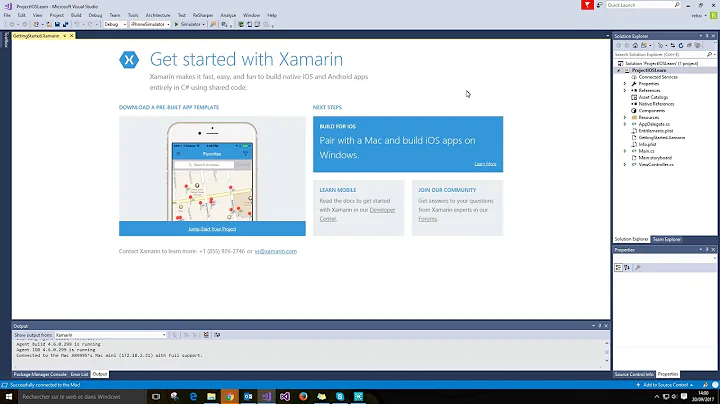 Start Xamarin.IOS