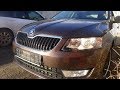 Как поменять лампы, отрегулировать зазоры и снять переднюю фару.Skoda Octavia III.