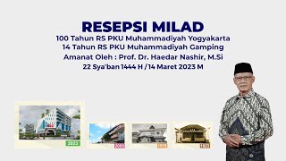 Resepsi Milad 1 Abad PKU Muhammadiyah Jogja | Sewa LED Screen Indoor Jogja - Evio Multimedia