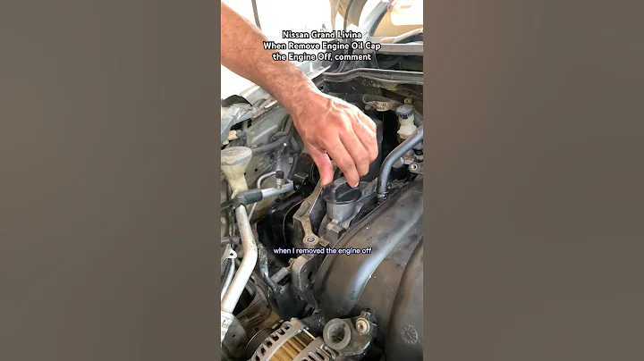 When removed engine oil cap the engine off Nissan Grand Livina #shortvideo #shorts #viral