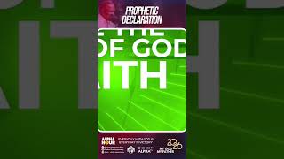 Alpharians Declare In Faith, "jehovah Is My Provider, And I Lack Nothing." #alphahour #pastorelvis