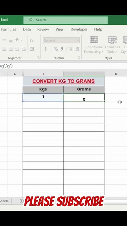how-to-kg-to-grams-in-excel-2024-exceltips-youtube