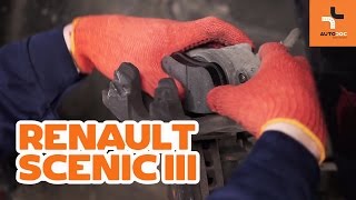 Πώς αλλαζω Σετ τακάκια, δισκόφρενα RENAULT SCÉNIC III (JZ0/1_) - δωρεάν διαδικτυακό βίντεο