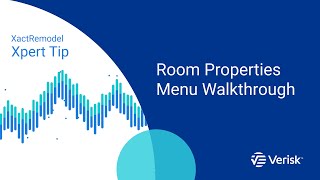 XactRemodel Xpert Tip: Room Properties Menu Walkthrough