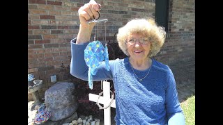 Sea Glass Sun Catchers For My Church Rock Garden In Ga.