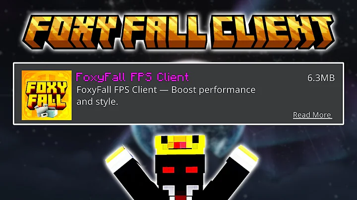 Foxy Fall Client For MCPE 1.21+ [FPS BOOST + NO LAG]