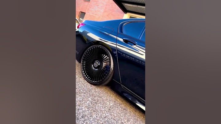 24 Inch Wheels on BMW 750iL