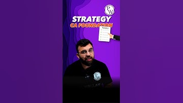 Business Mathematics and LR & Statistics Exam में यह Strategy अपनाये🔥🔥  #Shorts #CAWallahByPW