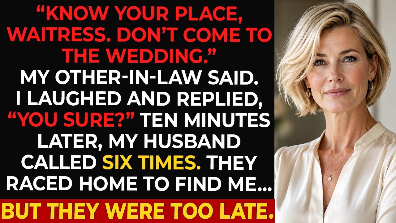 "Claire, a dire il vero, domani non vieni." Mia suocera lo disse con tale noncuranza, la mattina prima del matrimonio di mia cognata, che per un secondo pensai di aver sentito male. Quando le...