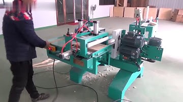 Top & bottom bars cuting and grooving machine for bee frame