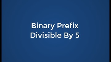 Binary Prefix Divisible by 5