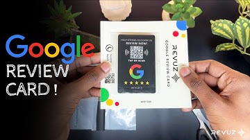 Google Review Card Setup | REVUZ unboxing | NFC Tap & QR Code Scan
