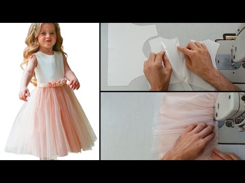 видео: С помощью этих техник шитье окажется проще, чем вы думаете.  платье из тюля