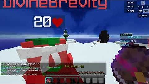 Destroying ChoobChoobPlays in hypixel UHC duels. Also, party FFA with Muted!