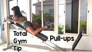 Total gym Tip - Pull-ups Drill for a great back