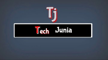 Coming soon - Tech Junia | Channel Intro is here - Tech Junia