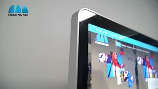 CHESTNUTER 43 inch WIFI FHD android advertising player  LED display digital signage standing kiosk