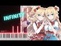 「Infinity」Akai Haato (Haachama) Original Song - Hololive Piano Cover【ホロライブ/赤井はあと】ピアノ