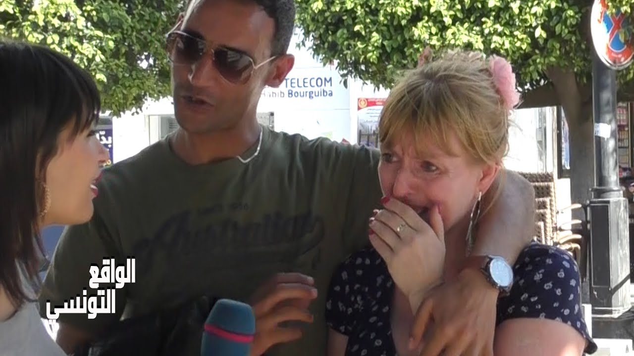 😍المانية تبكي على حبيبها😭 محضروش اوراقو باش يمشي معاها