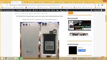 CCIT P9 Flash File Hang Logo Fix Done WIth SP Flash Tool CM2 Readed