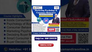 Marketing Psychology &amp; Consumer Behaviour | 06 Months Certificate Course