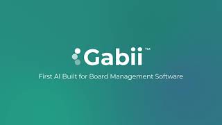 Board Management Software and AI, Gabii™